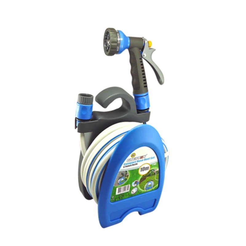 Portable hose reel set