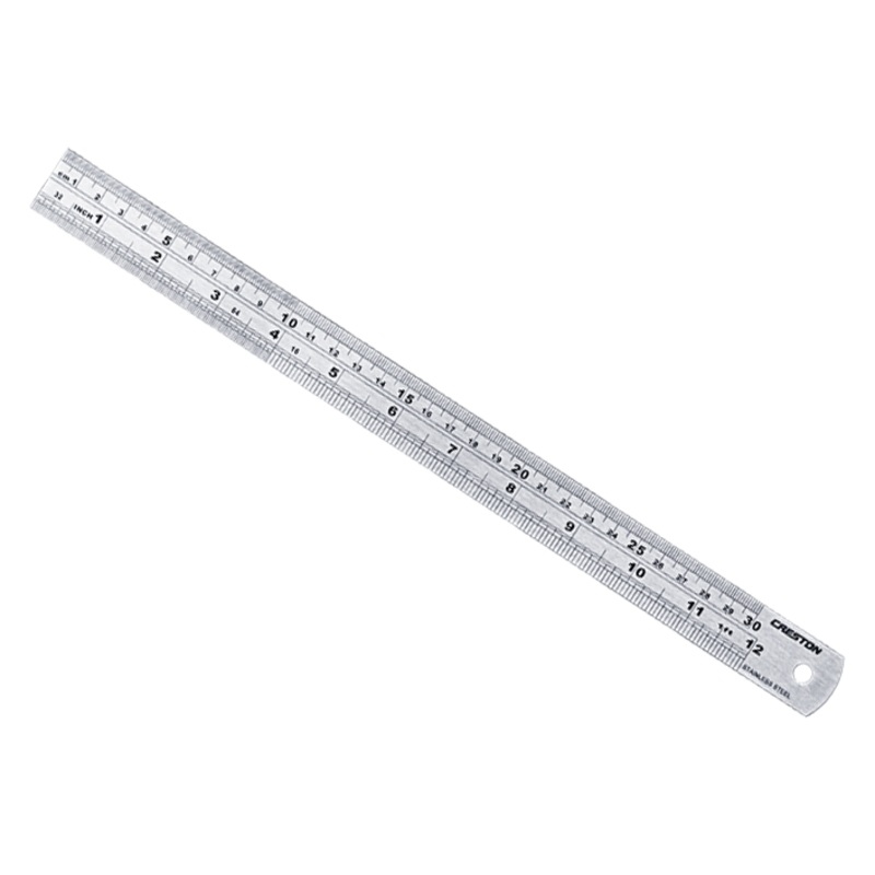 Stainless steel ruler