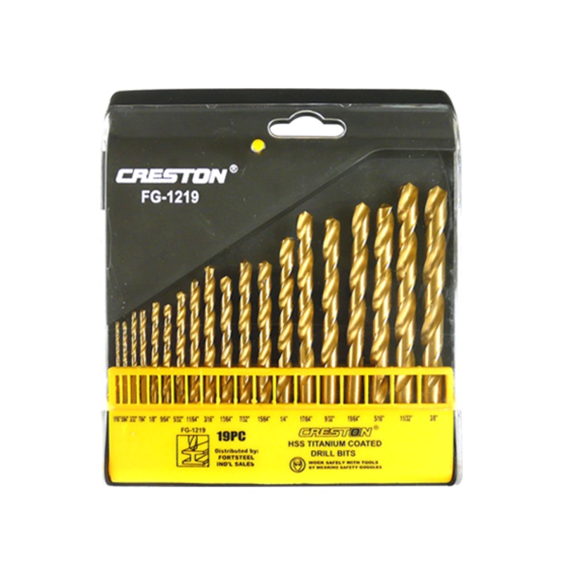 HSS drill bit (set of 19)