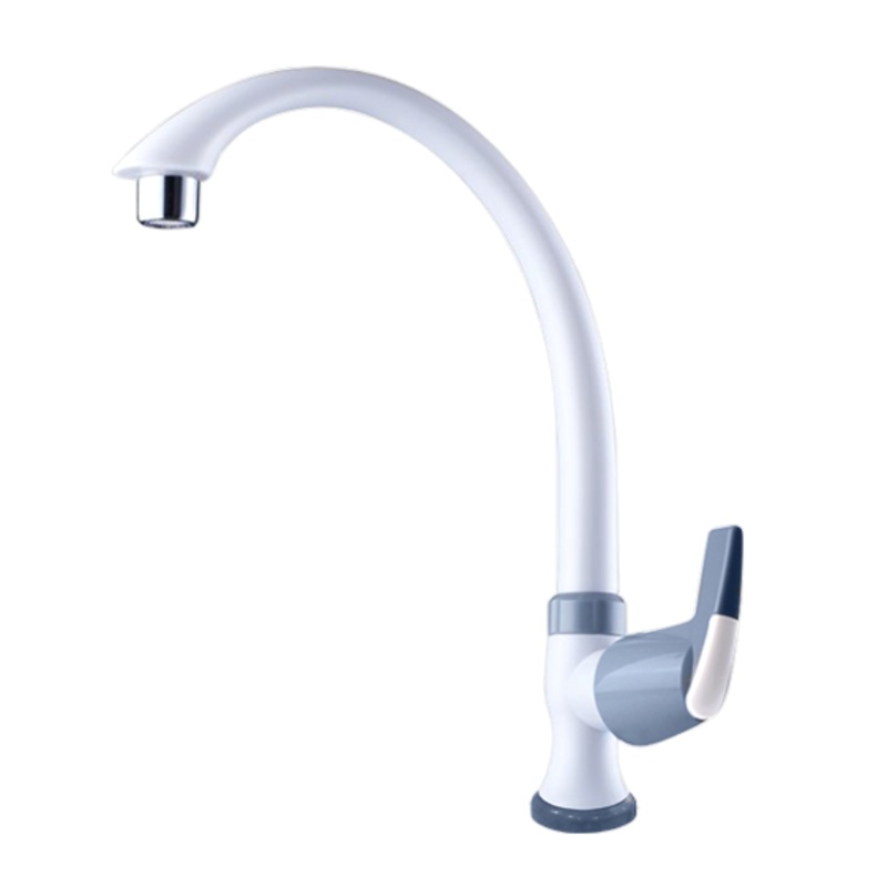 Gooseneck lavatory faucet