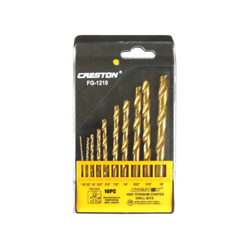 HSS drill bit (set of 10)