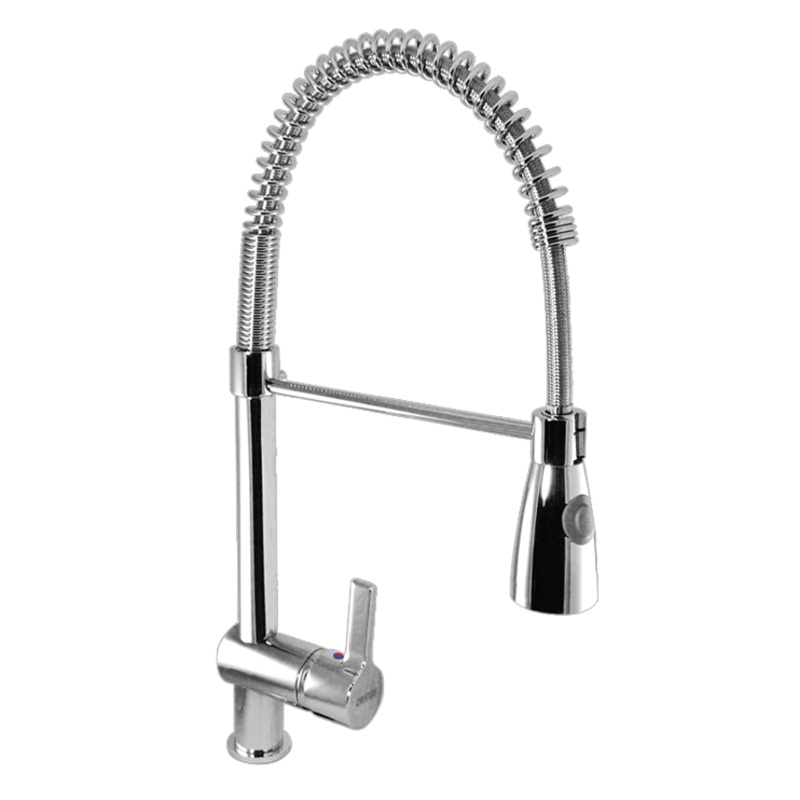 Pull-out sink mixer