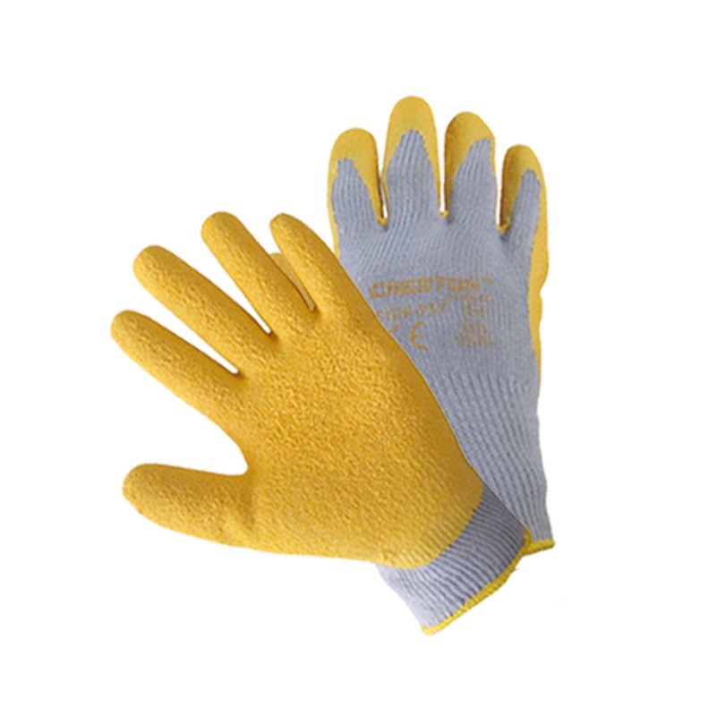 Rubber-coated gloves