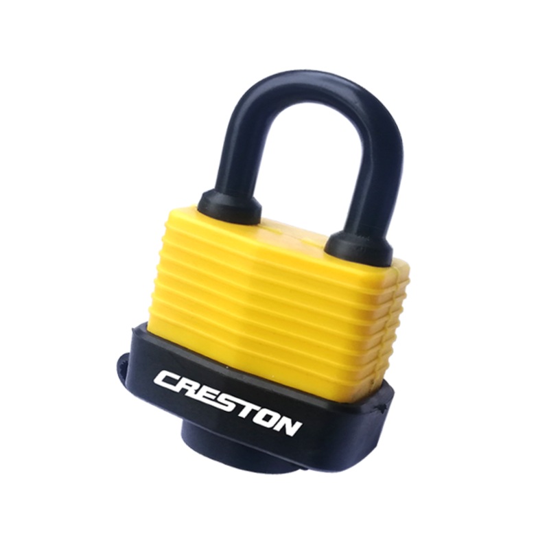 Weatherproof laminated padlock