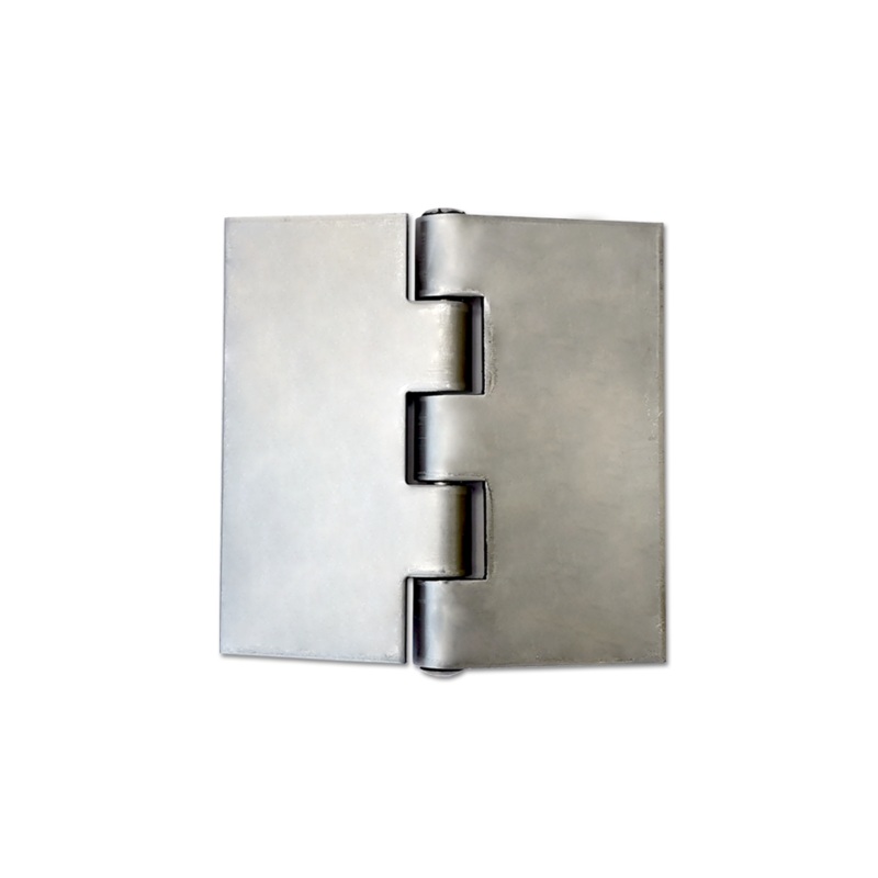 Weldable steel hinges