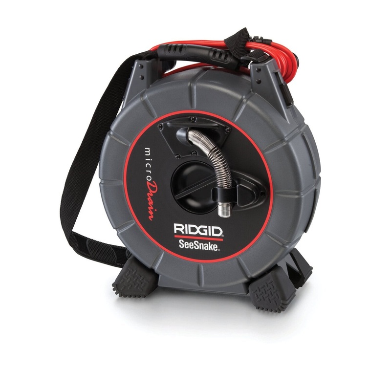 Ridgid 37513 SeeSnake MicroDrain D65S Camera Reel with Connection Cable for SeeSnake Monitor, Sonde, Camera Head and 65 ft. Push Cable (PAL)
