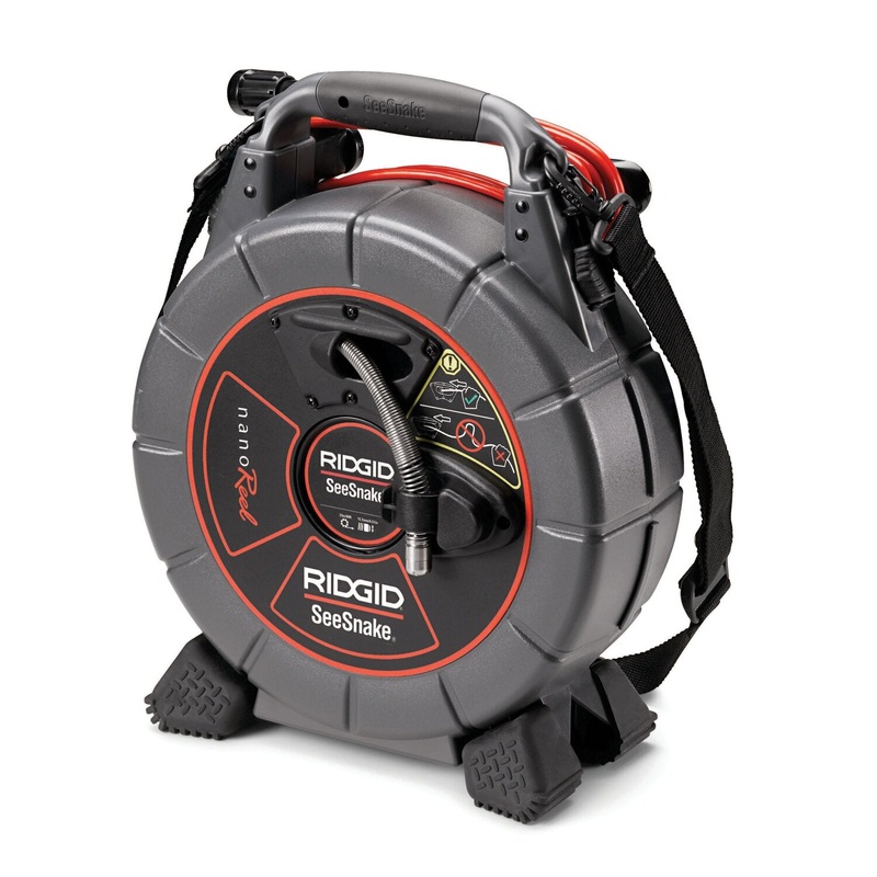 Ridgid 40003 SeeSnake NanoReel N85S Camera Reel with Connection Cable for Micro CA-350 Camera, 85 ft. Push Cable and Camera Head (PAL)