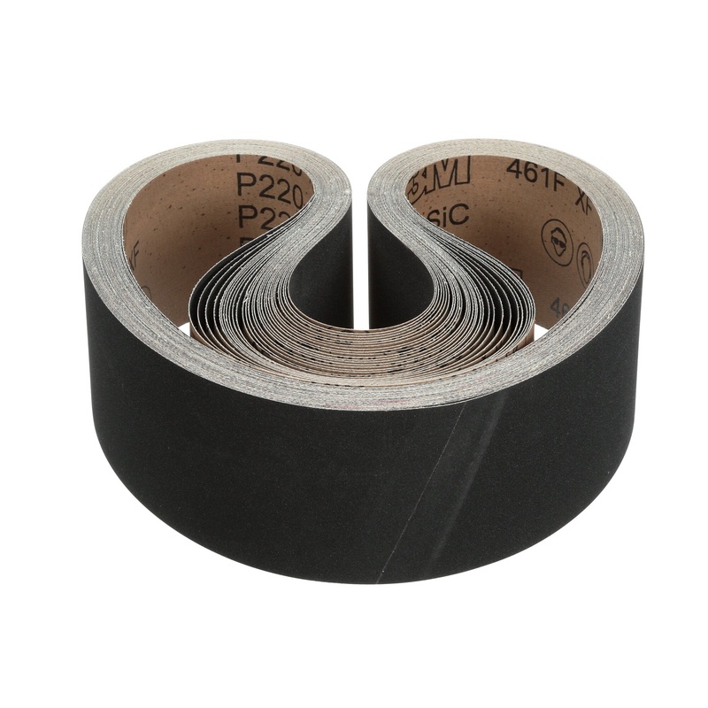 3M Cloth Belt 461F, P100 YF-weight, 4 in x 132 in, Sine-lok, Single-flex