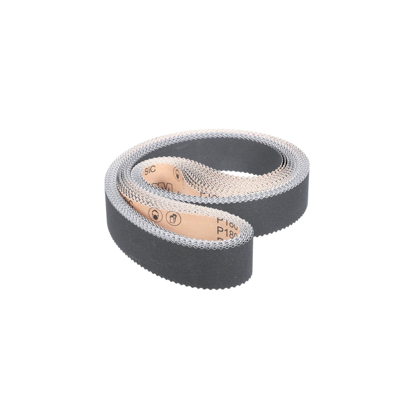 3M Cloth Belt 461F, P400 XF-weight, 3 in x 79 in, Film-lok, Single-flex