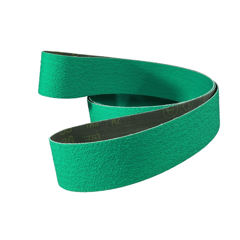 3M Cloth Belt 577F, 180 YF-weight, 2 in x 72 in, Film-lok, Single-flex
