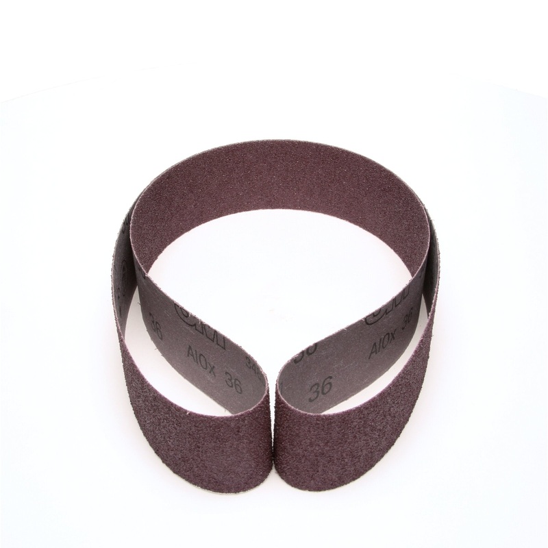 3M Cloth Belt 341D, P180 X-weight, 1-1/2 in x 30 in, Lap Skived,Single-flex