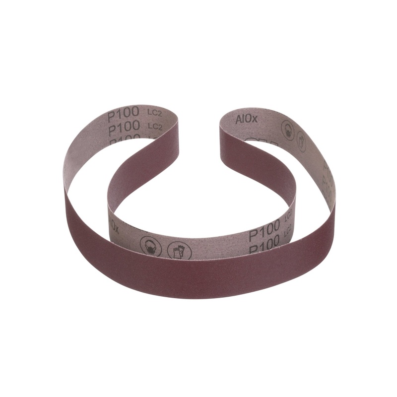 3M Cloth Belt 370DZ, 60 Y-weight, 6 in x 102 in, Film-lok, Single-flex