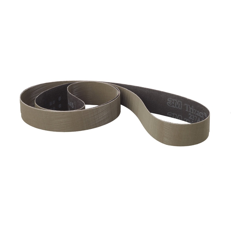 3M Trizact Cloth Belt 237AA, A45 X-weight, 2 in x 60 in, Film-lok,Full-flex