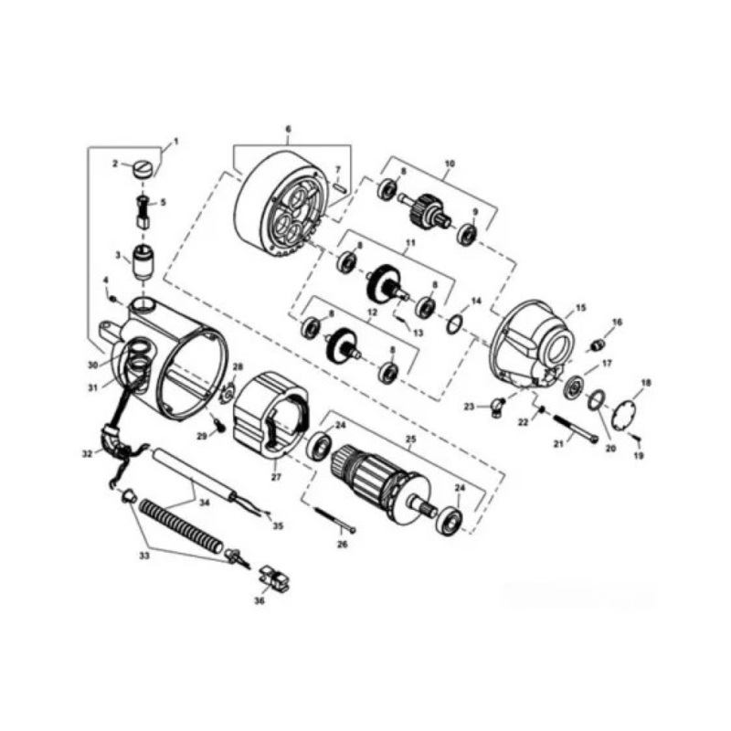 Ridgid 61197 Replacement Motor, 115V 3181CE F/300A CE