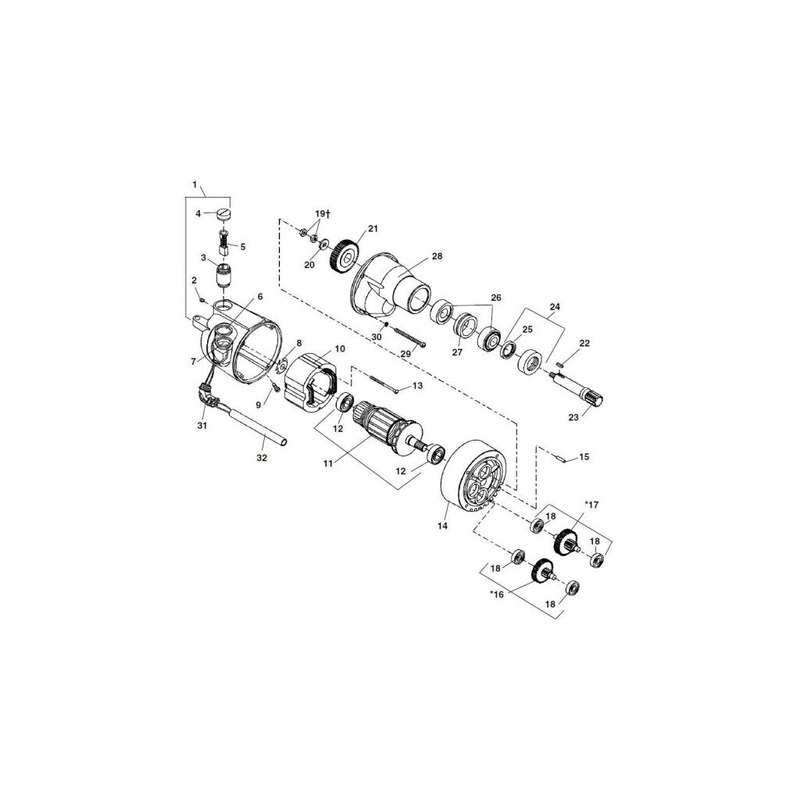 Ridgid 45015 Key 5/32" Sq.