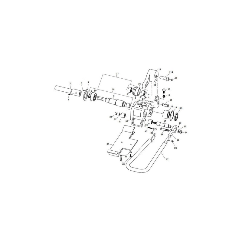 Ridgid 45347 Roll Set f/1" incl. Ref. No. 35 & 36