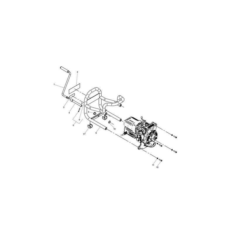 Ridgid 50633 Crank Handle Assembly