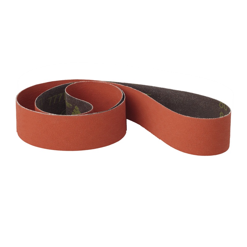 3M Cloth Belt 777F, P180 YF-weight, 3/4 in x 20-1/2 in, Fabri-lok,Single-flex