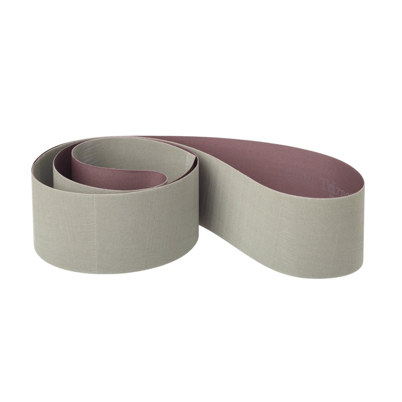 3M Trizact Cloth Belt 217EA, A80 JE-weight, 6 in x 89 in, Film-lok,Full-flex