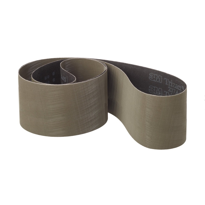 3M Trizact Cloth Belt 237AA, A100 X-weight, 6 in x 186 in, Film-lok,Full-flex