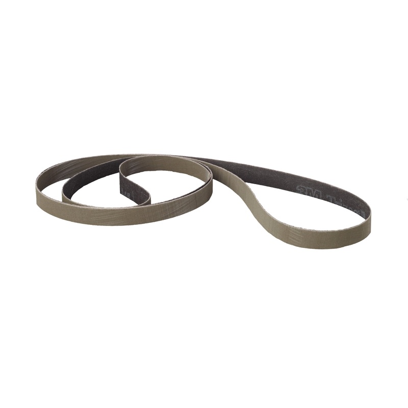 3M Trizact Cloth Belt 237AA, A80 X-weight, 3 in x 132 in, Film-lok,Full-flex