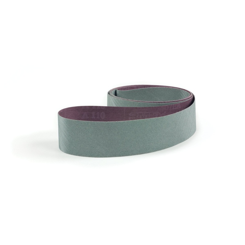 3M Trizact Cloth Belt 407EA, A90 JE-weight, 1 in x 132 in, Film-lok,Full-flex