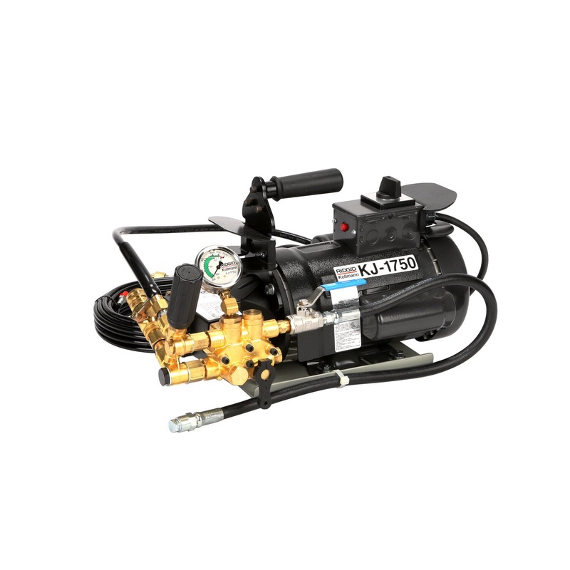 Ridgid 62697 Above With: H-30 Cart, 110' x 1/2" (33.5 m x 6.4 mm) Jet Hose
