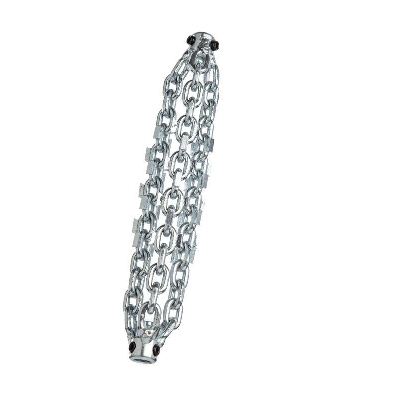 Ridgid 64318 FlexShaft Knocker, K9-204, 4" (100 mm), 3 chain, carbide tip