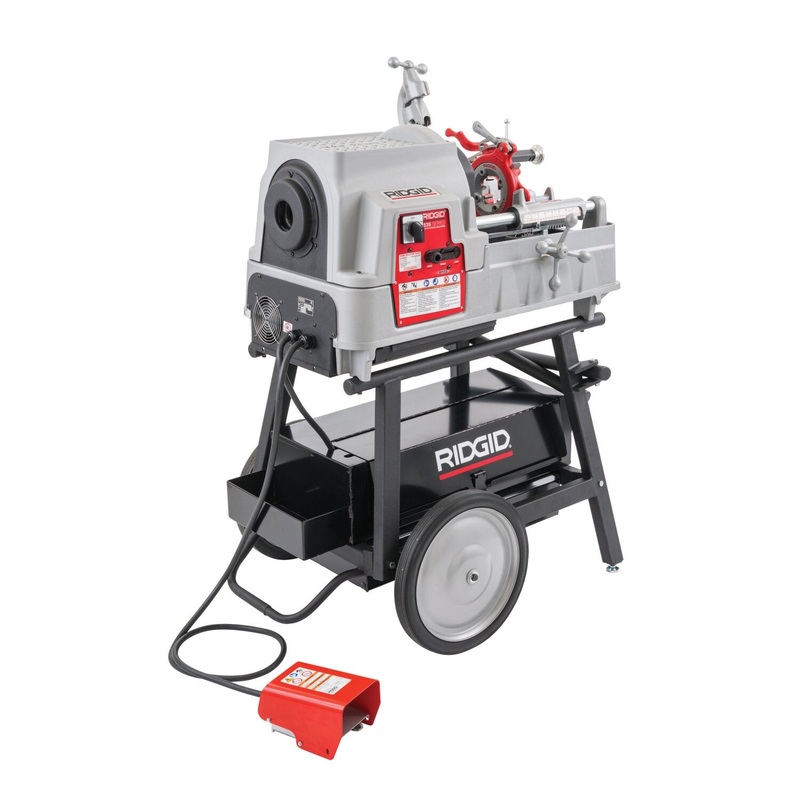 Ridgid 84097 1/2" - 2" NPT Automatic Chuck Machine