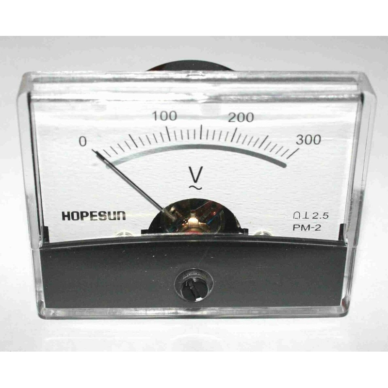 Analog Voltage Panel Meter 300 Volt AC