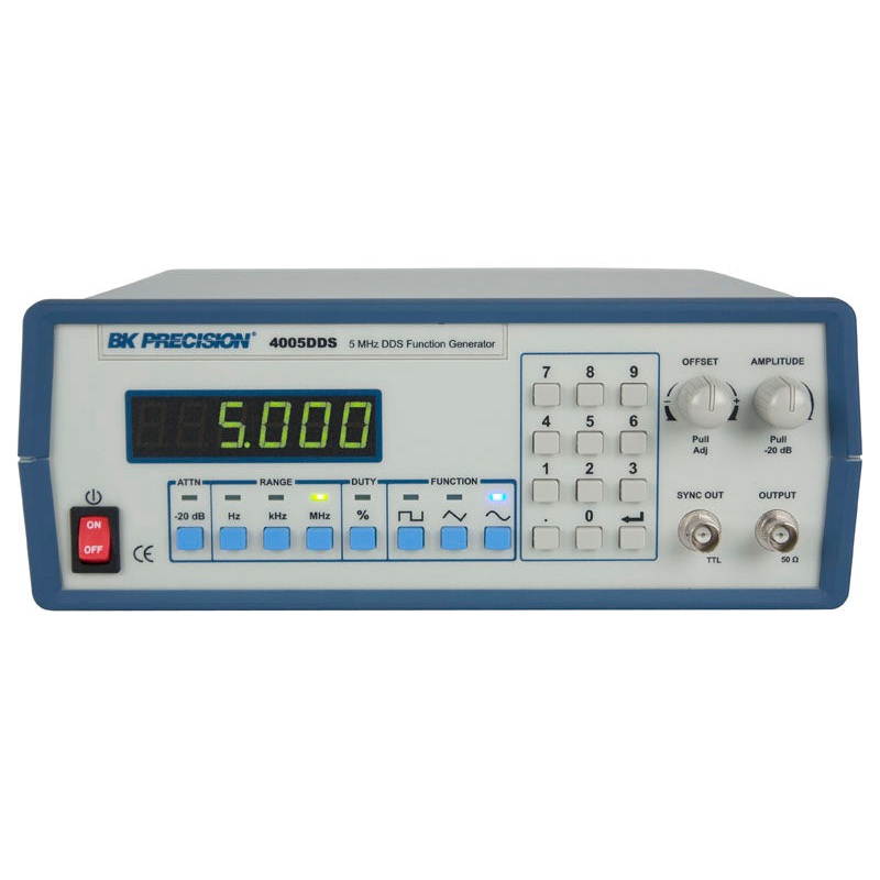BK Precision 5MHz Function Generator DDS Model 4005DDS
