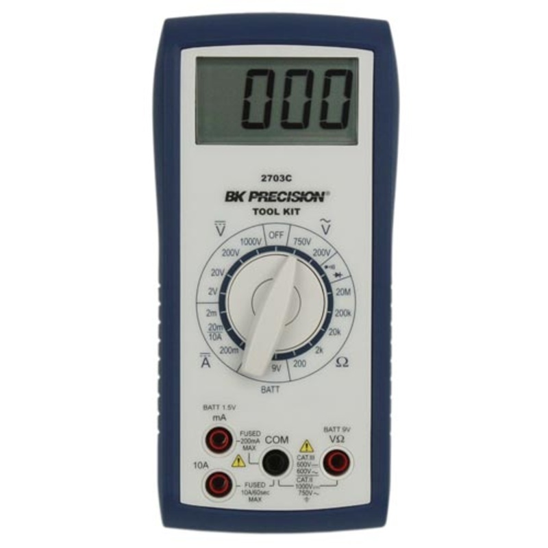 BK Precision Model 2703C: Manual Ranging Tool Kit Digital Multimeter