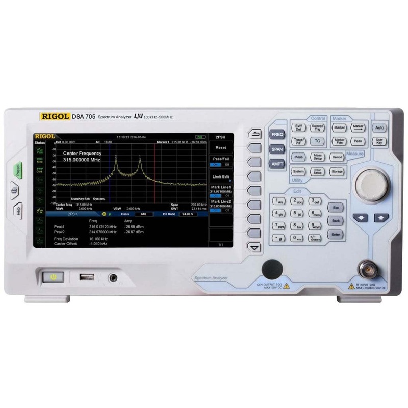 Rigol DSA705 500MHz Spectrum Analyser
