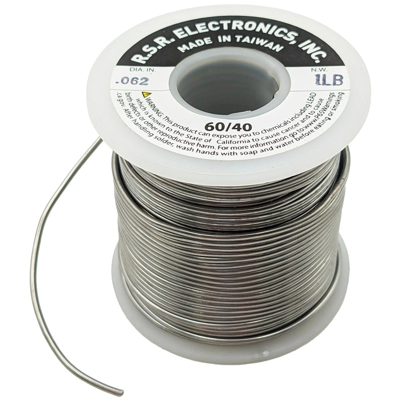 1 Pound Rosin Core 60/40 Solder Spool, 0.062" Thickness