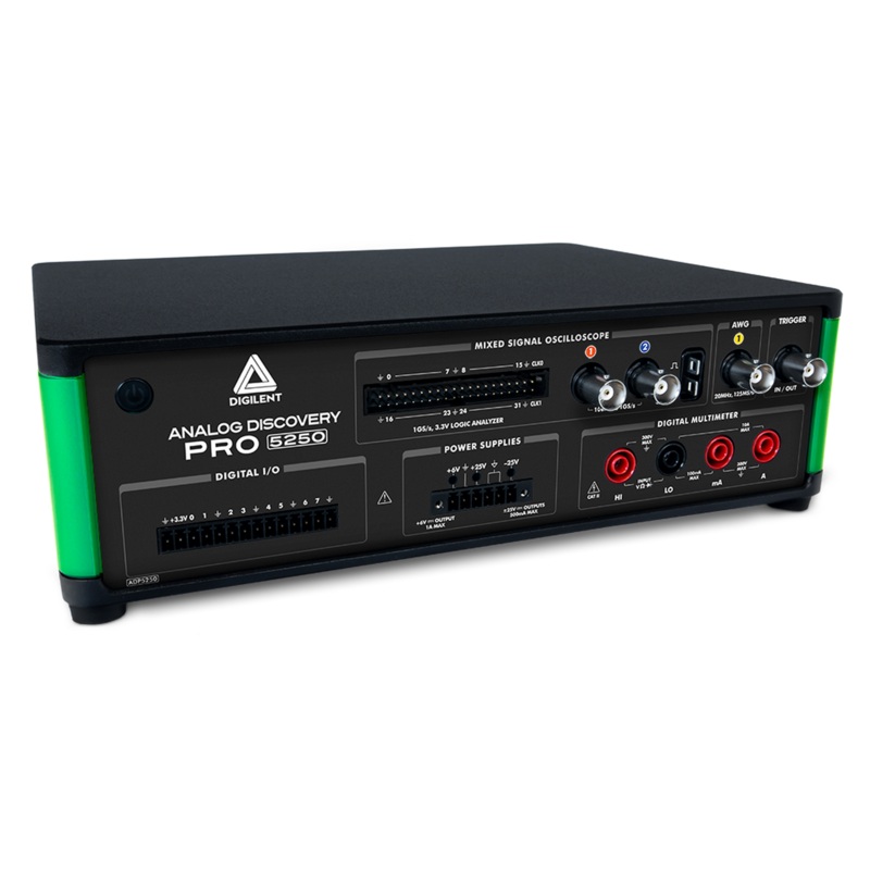 Analog Discovery Pro ADP5250: All-In-One 1GS/s 100MHz Mixed Signal Oscilloscope, Function Generator, Power Supply, and DMM
