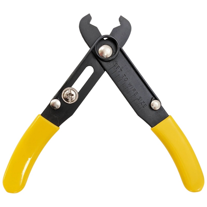 5" Wire Stripper & Cutter with Self Opening Cushion Grip Handles (8 to 30 Gauge)