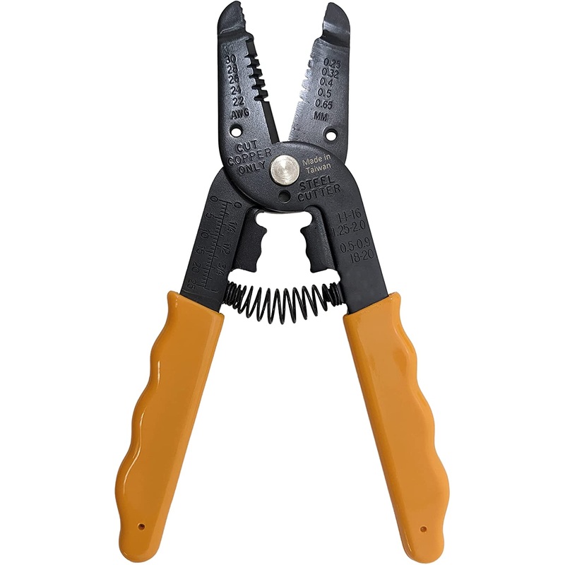 7 in 1 Hand Tool for 22-30 AWG Wire - Stripper, Cutter, Pliers, Wire Loop, Terminal Crimper