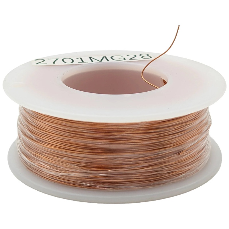 1/4 Pound 28 Gauge Copper Magnet Wire, Approx. 500 Feet Length