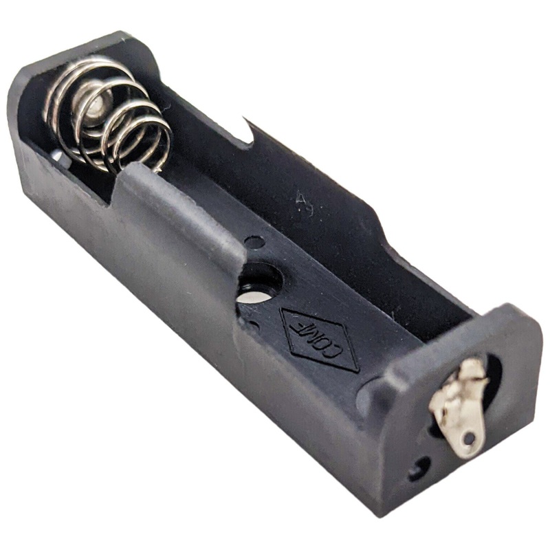 1 "AA" Plastic Battery Holder with Solder Lugs