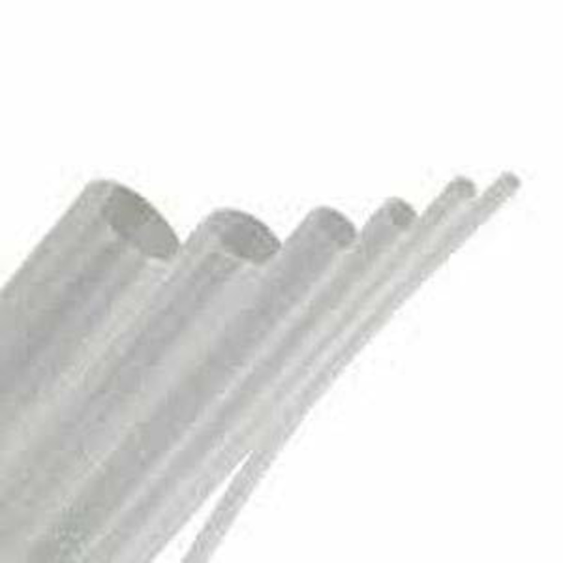 3M Polyolefin Shrink Tubing, 1/2" Expanded I.D., 100 Feet Length, Clear