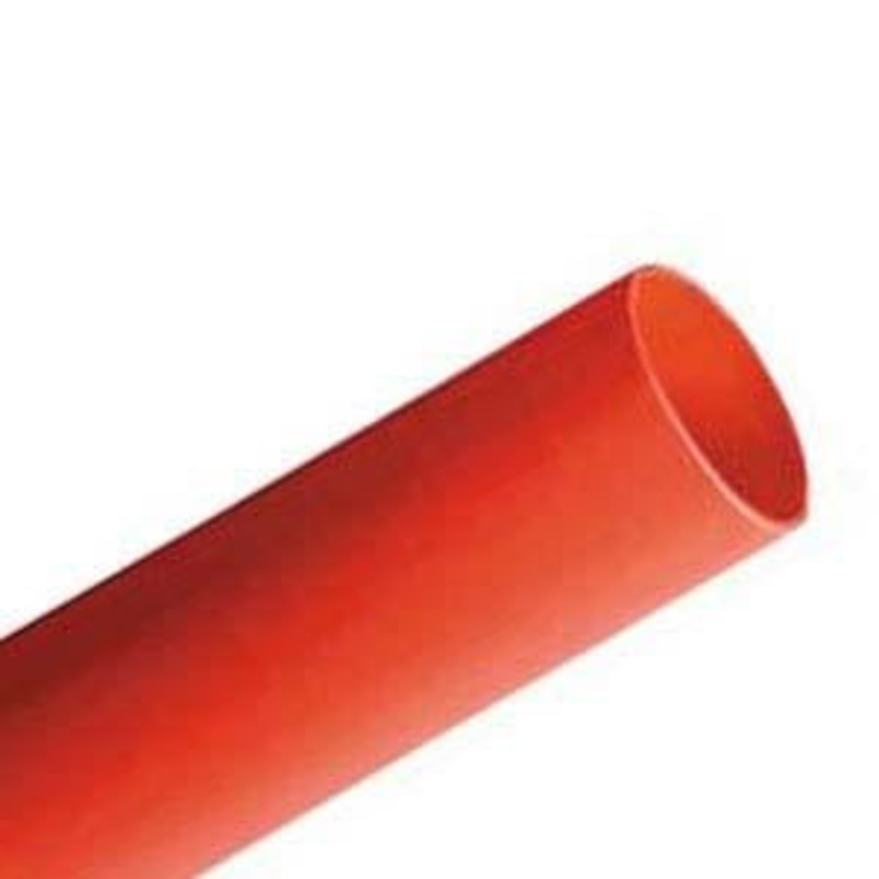 3M Polyolefin Shrink Tubing, 1/4" Expanded I.D., 100 Feet Length, Red