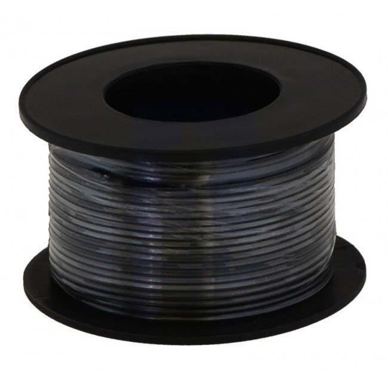 Test Lead Wire 18 AWG Black 100 Ft