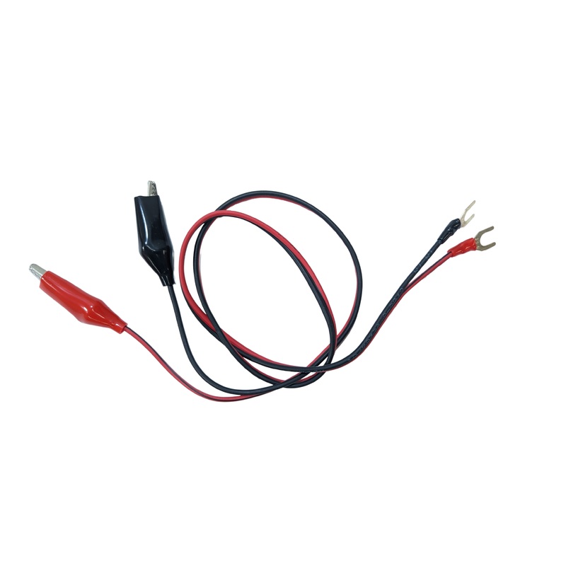 Alligator to 0.25" Spade Lugs, 16-18 AWG Test Lead Set, 26" Wire Length
