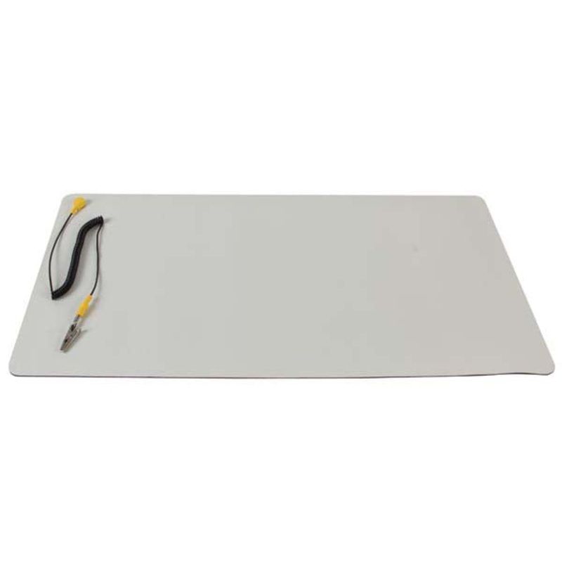 Anti-static Work Mat 24 x 24 Inches, Makes Workplace Safe from Static Discharge, Ideal for Building Computers