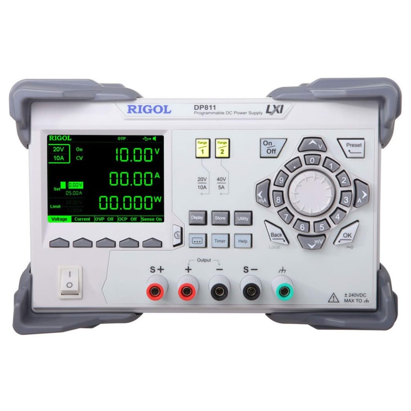 Rigol DP811 200 W Dual Range Single Output Power Supply