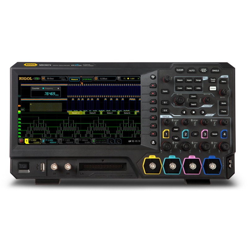 Rigol MSO5074 - 4 Channel, 70 MHz Digital Mixed Signal Oscilloscope
