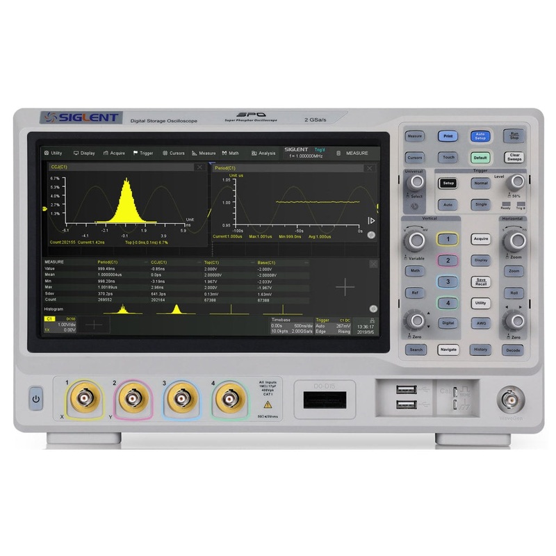 Siglent SDS2204X Plus - 200 MHz, 4 Channel Digital Super Phosphor Oscilloscope