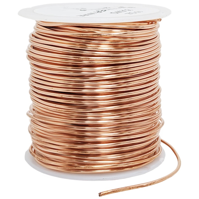 Soft Copper Wire, 16 Gauge, 126 Feet, 1 Pound Spool