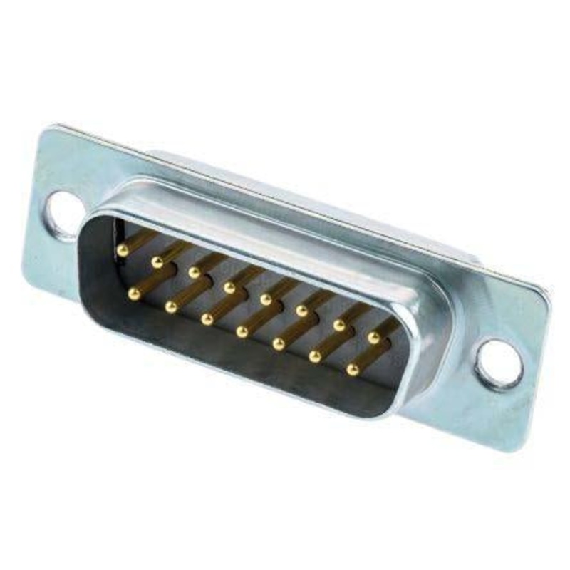 Solder Type D-Subminiature Connectors 15 contact Plug