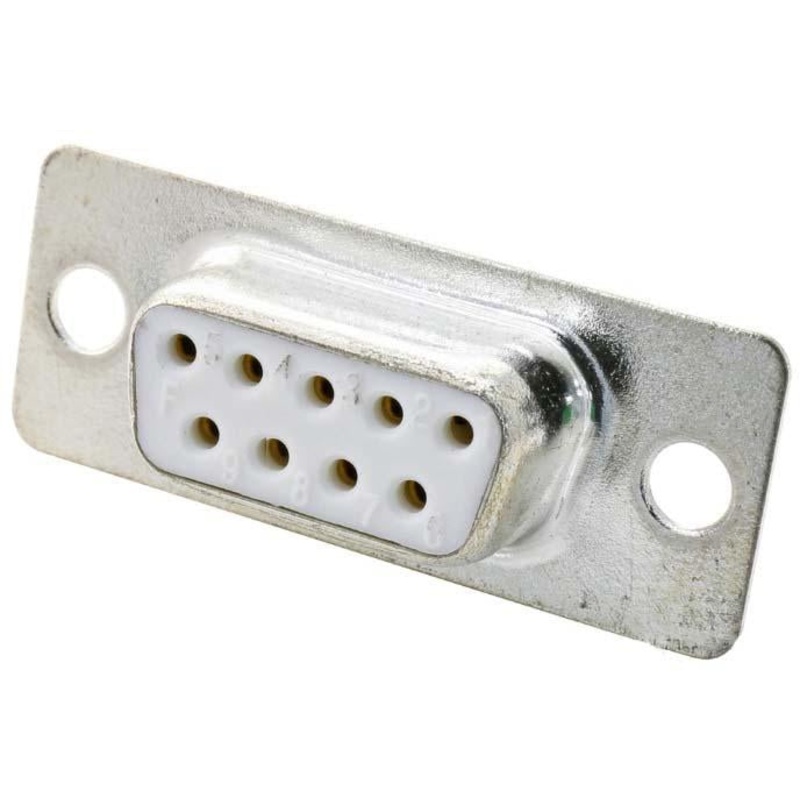 Solder Type D-Subminiature Connectors 9 contact socket